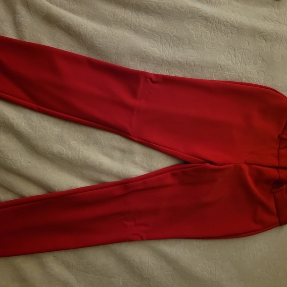 EXPRESS skiny mid  Rise Supersoft Twill Buttoned Waist  Pant - Picture 3 of 3